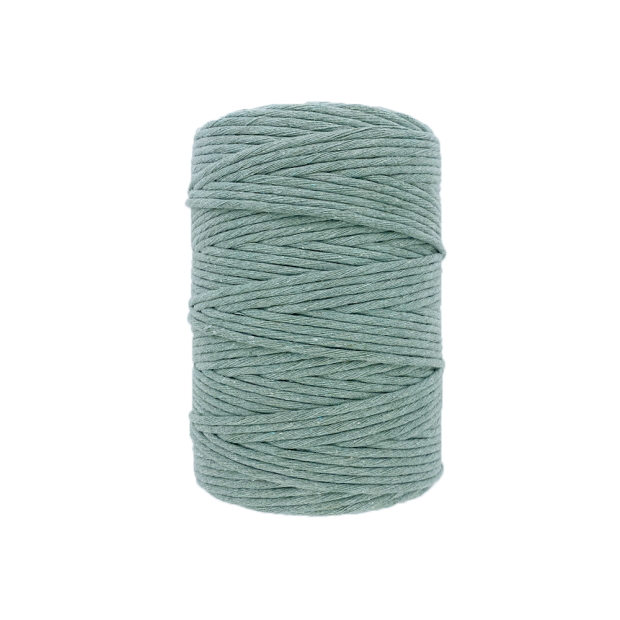 Fil coton Peigné VERT TILLEUL Macramé, 100% Français, 1KG