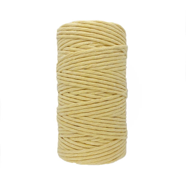 Fil coton Peigné VANILLE Macramé, 100% Français, 500G