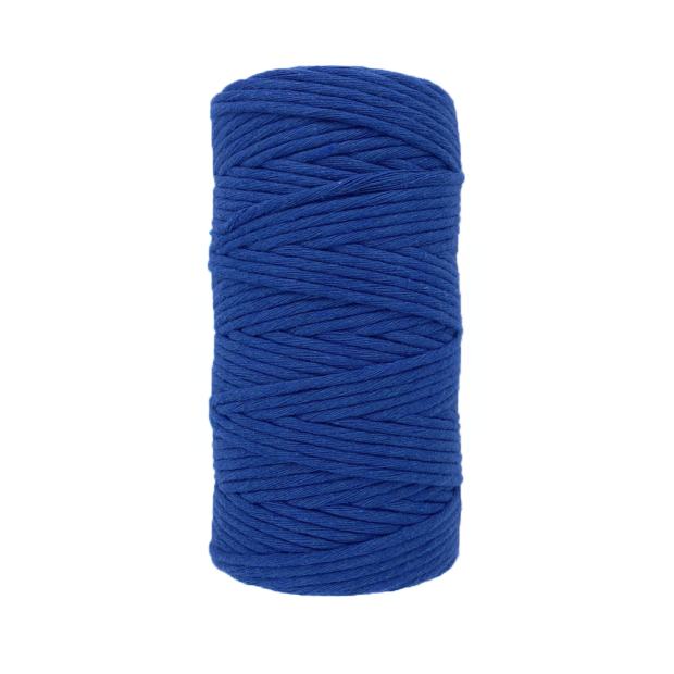 Fil coton Peigné BLEU ROI Macramé, 100% Français, 500G