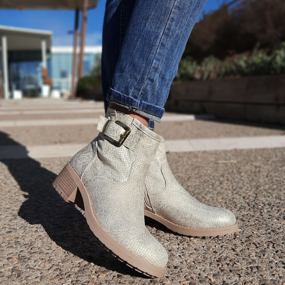 bottines MATHILDE dorées3 ByMJBoutique