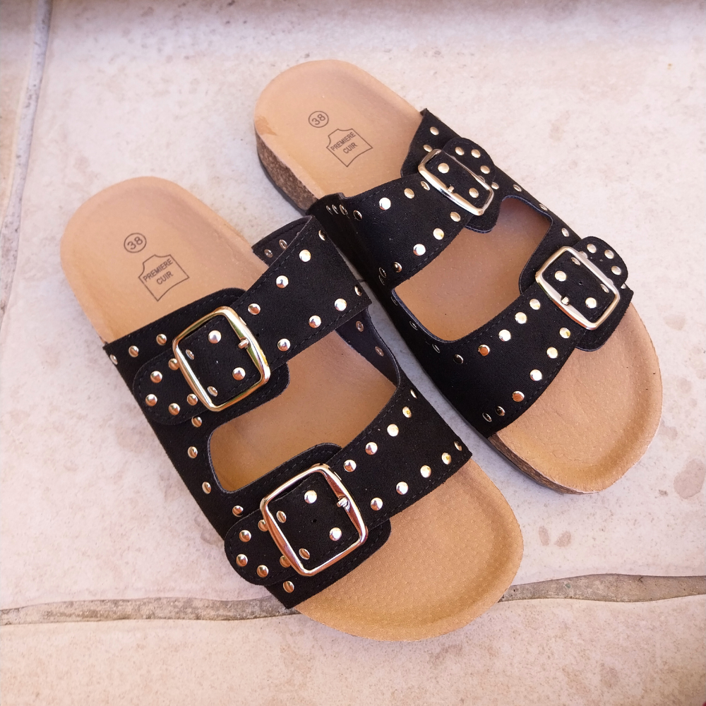 Mules GIULIA cloutées- ByMJBoutique (2)