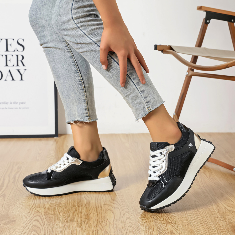 baskets compensées PAULA Noires- ByMJ Boutique (2)