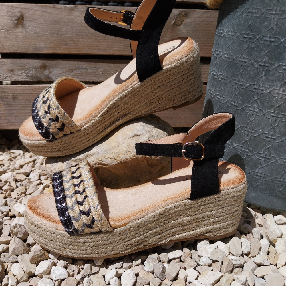 sandales compensées - ANGIE - NOires.3png