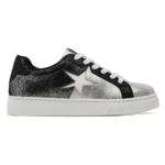 Baskets à lacets AGATHE argent- By MJ Boutique (1)