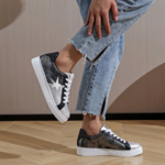 Baskets à lacets AGATHE argent- By MJ Boutique (3)