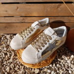 Baskets à lacets VANESSA Dorées- ByMJBoutique (2)