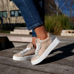 baskets à lacets ALICIA Beiges - By MJ Boutique (4)