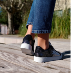 Baskets à lacets AGATHE argent- By MJ Boutique (6)