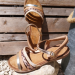 sandales plates - SALOME - leopard2