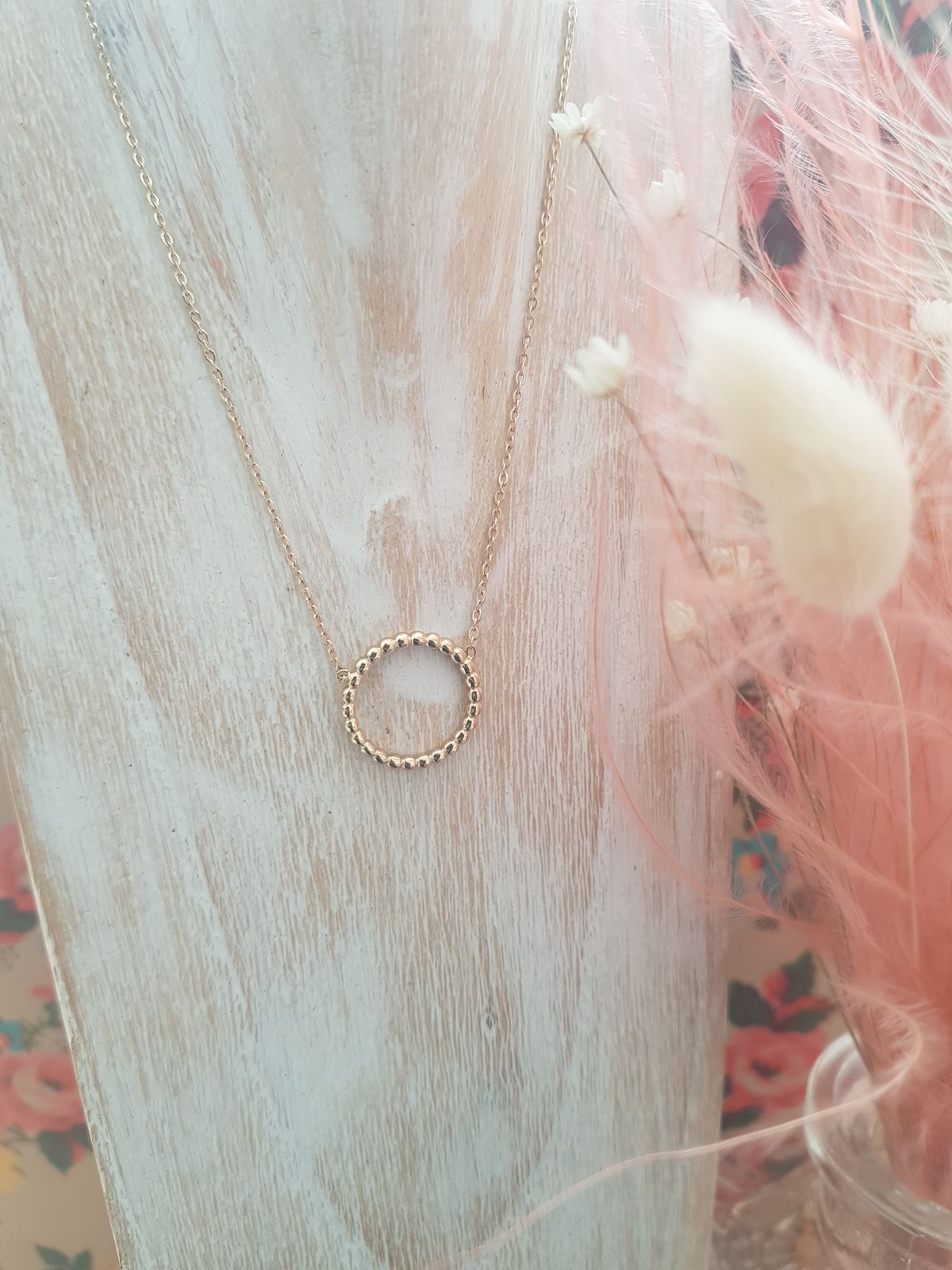 Collier acier Flora 2