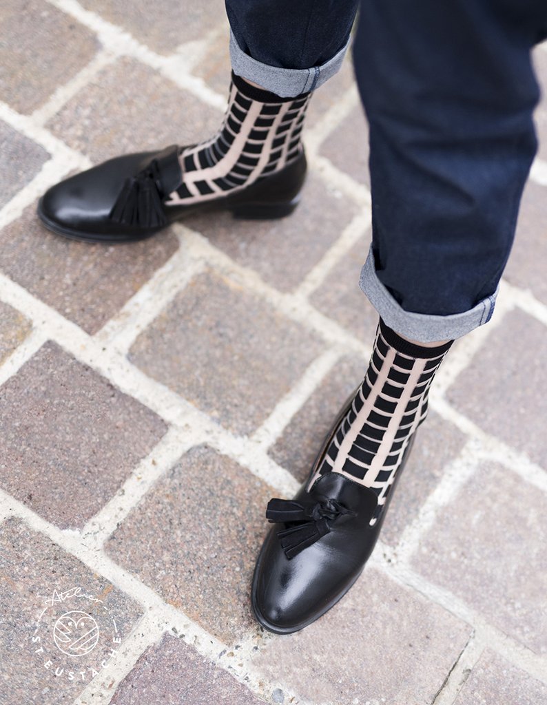 ST EUSTACHE chaussettes Ginza black Fringante (4)