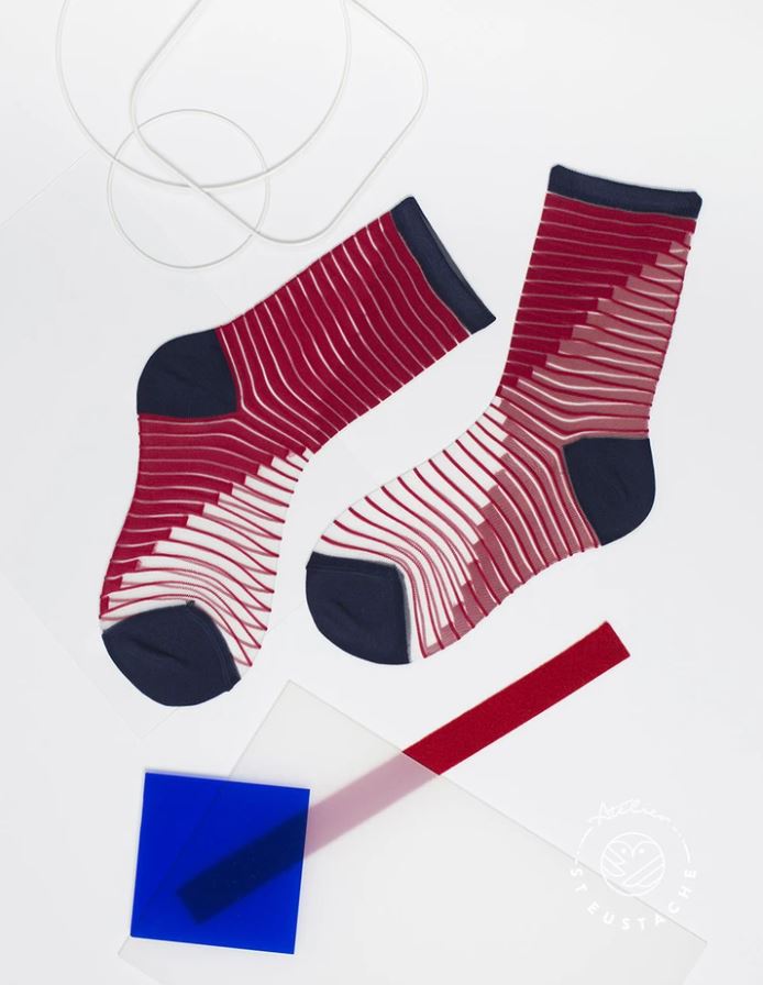 Chaussettes Shibuya red St eustache Fringante4