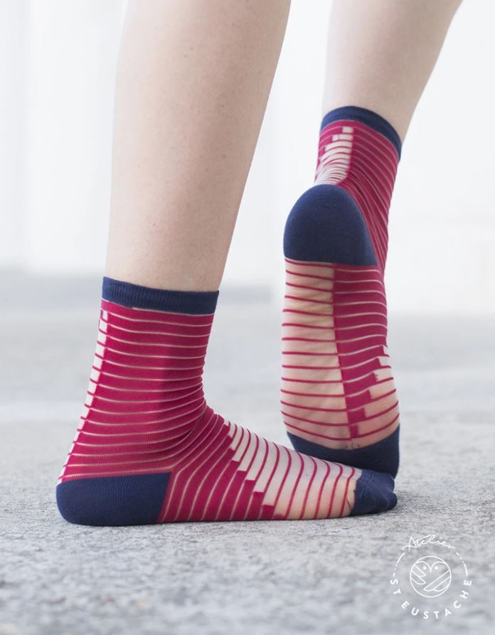 Chaussettes Shibuya red St eustache Fringante