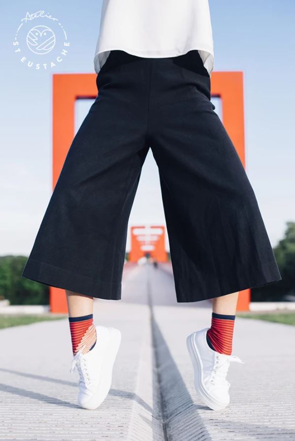 Chaussettes Shibuya red St eustache Fringante3