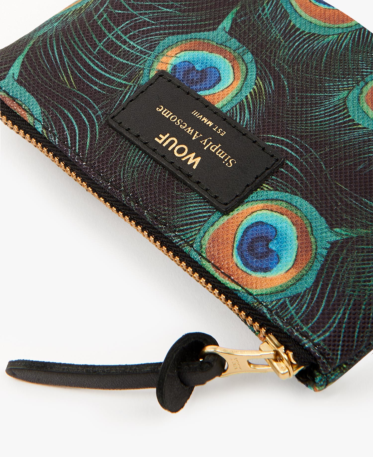 Peacock-Small-Pouch-Bag-Detail