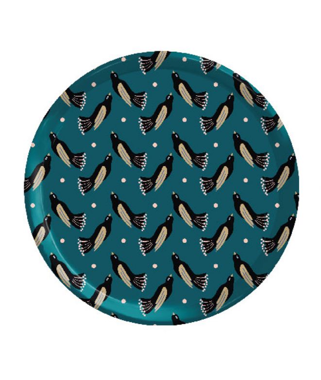 oiseaux-muses-plateau-rond-oiseaux-bleu