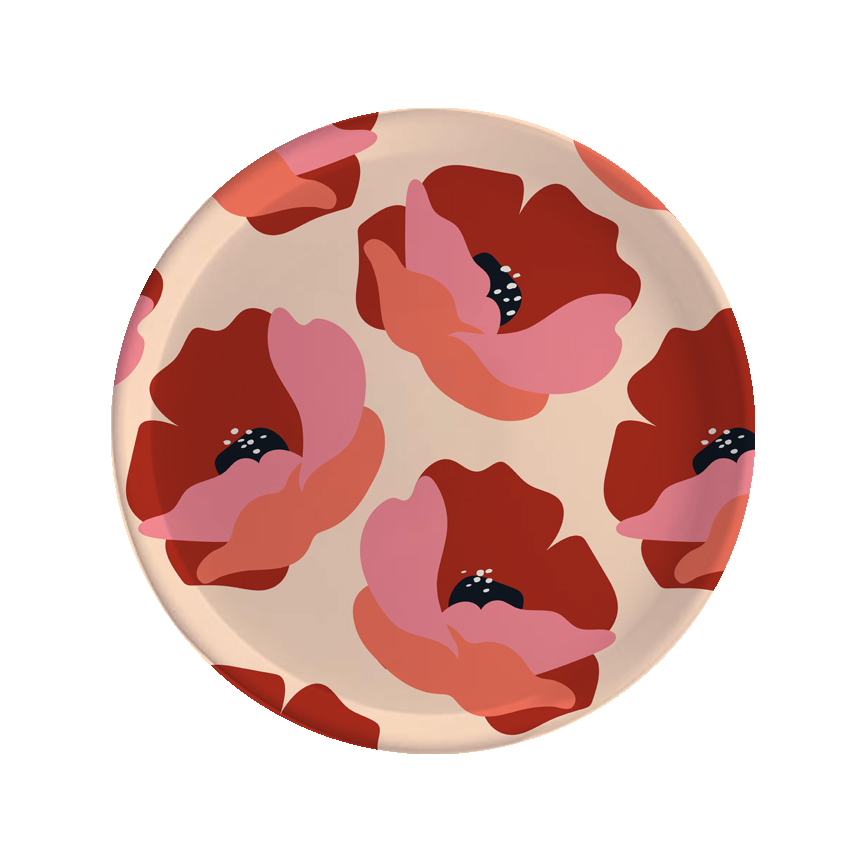 plateau coquelicot