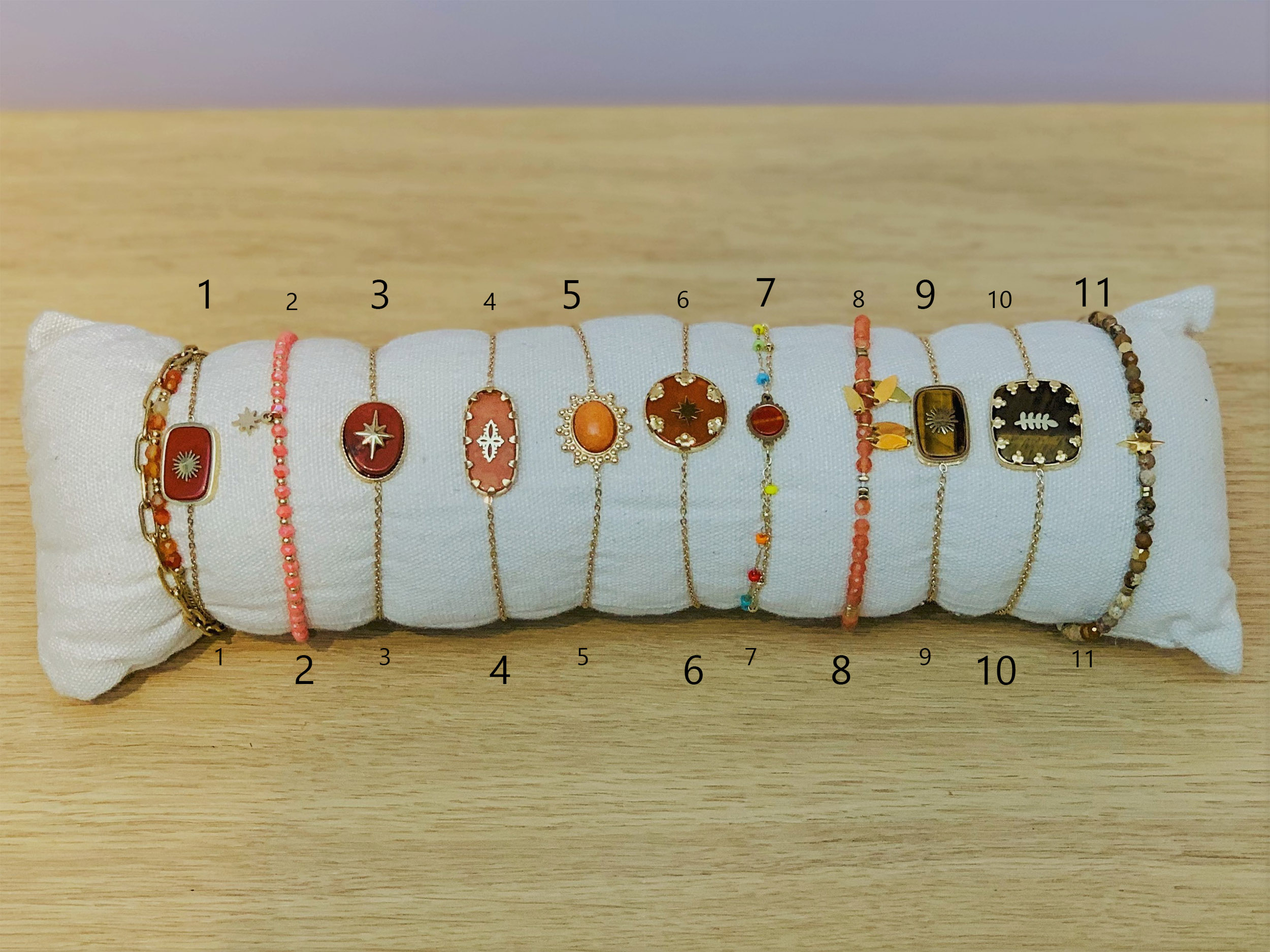 boudin orange numerote