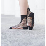 Atelier St-Eustache Chaussettes Transparentes Femme Noir Shibuya (2)