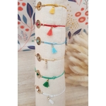Bracelet fil medaille pierre 10 (4)_BD