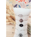 bracelet 14 acier argent (1numero)