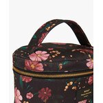 Black-Flowers-XL-Makeup-Bag-Detail