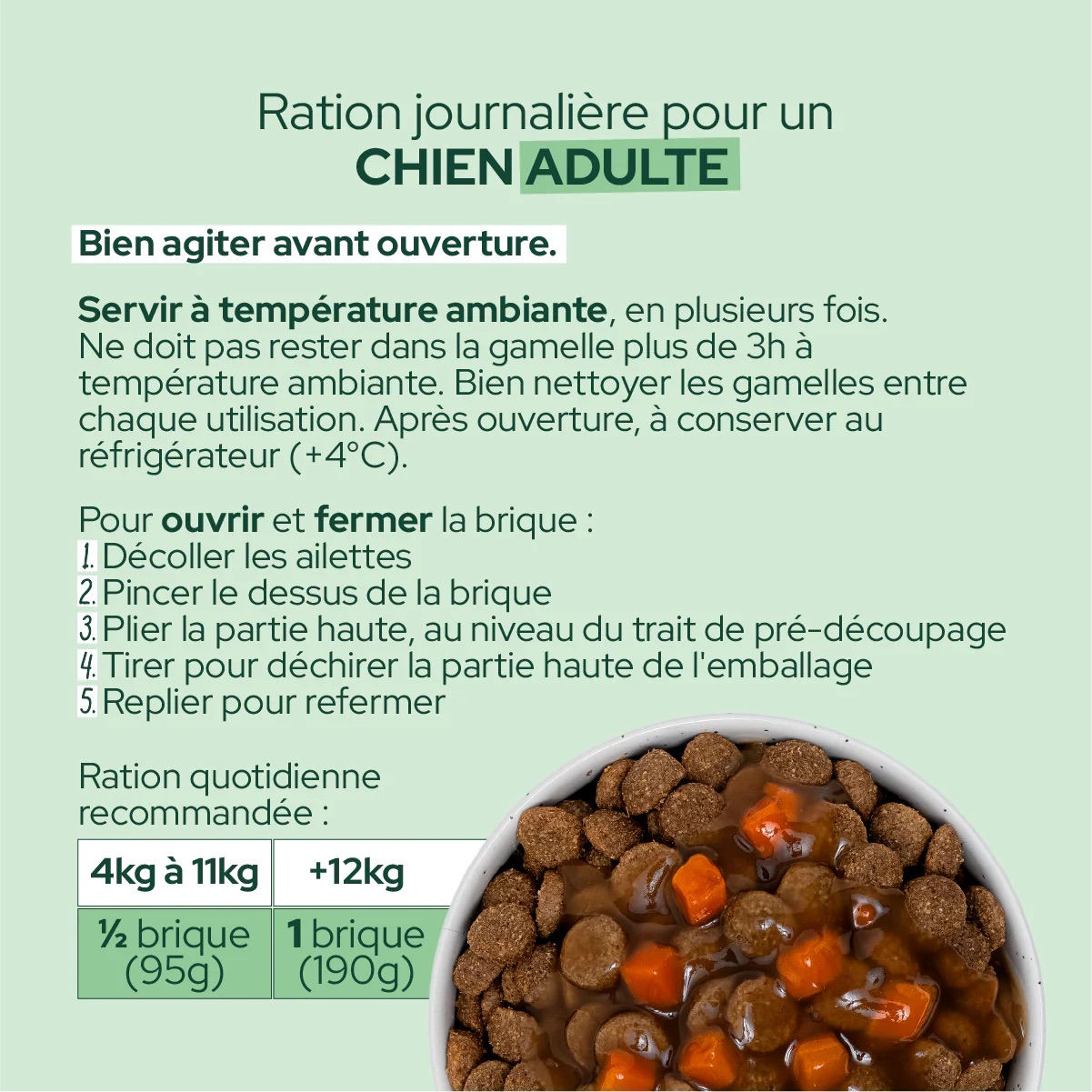 Recommandationsrations-Sauceauxcarottespourchienadulte