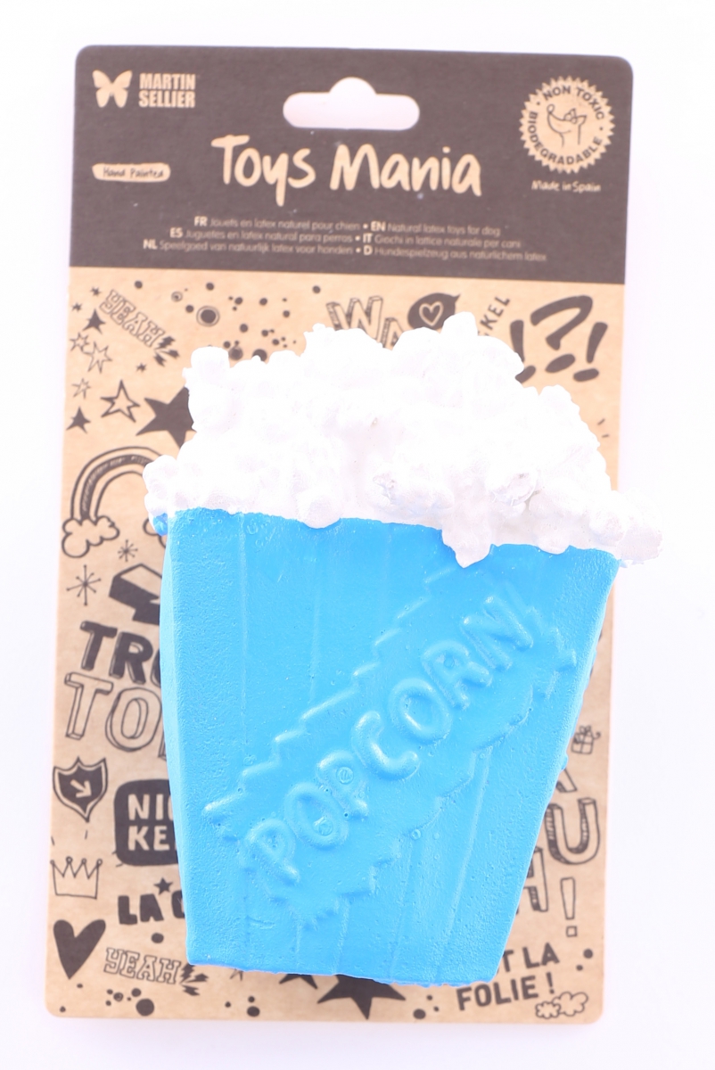 jouet-pop-corn-latex-bleu