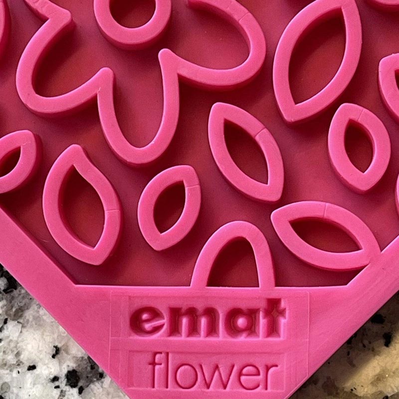 sodapup-true-dogs-llc-lick-mat-new-susan-g-komen-fundraiser-flower-power-design-emat-enrichment-