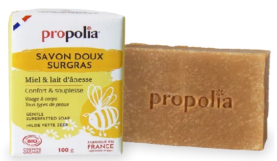 Savon Doux Surgras au Miel et Lait d’Ânesse