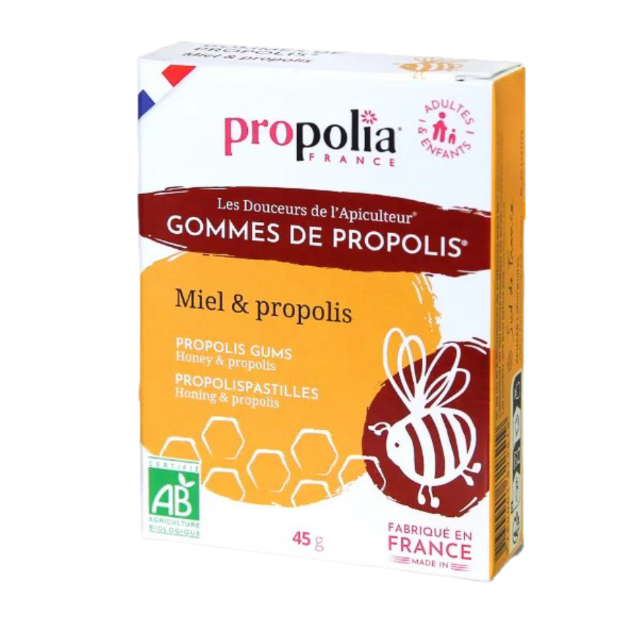 Gommes à la Propolis au Miel Bio