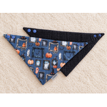 Bavoirs bandana d’Halloween superposés