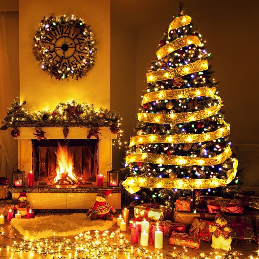 New-Ribbon-Fairy-Light-XMAS-Decoration-Christmas-Tree-Ornaments-For-Home-2023-Xmas-String-Lights-Navidad