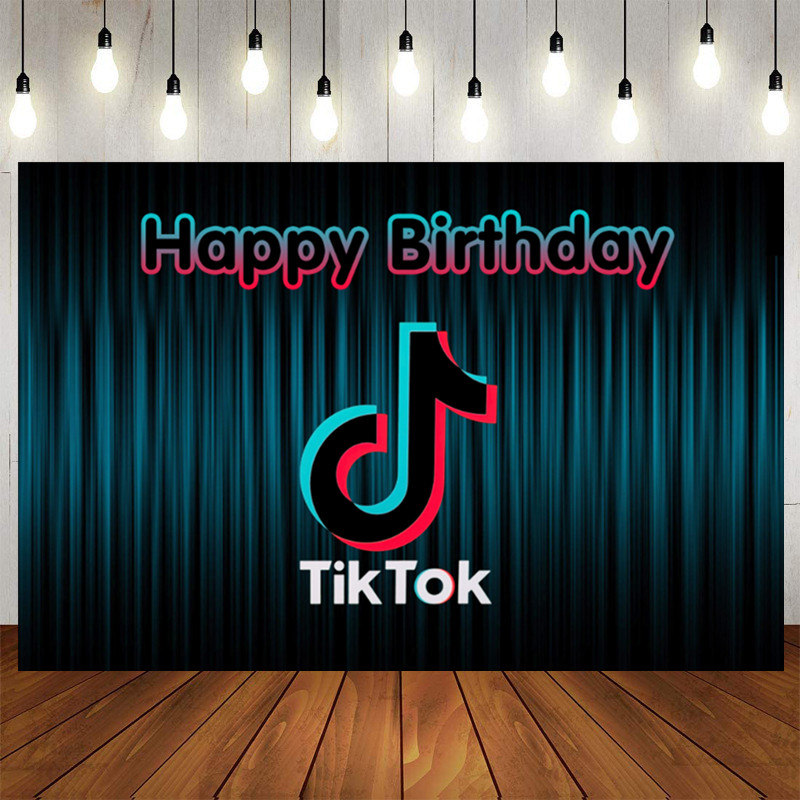 Hot-Tik-Music-Party-Decoration-Birthday-Celebration-Carnival-Party-Cutlery-Set-Cake-Topper-Paper-Plates-Cups