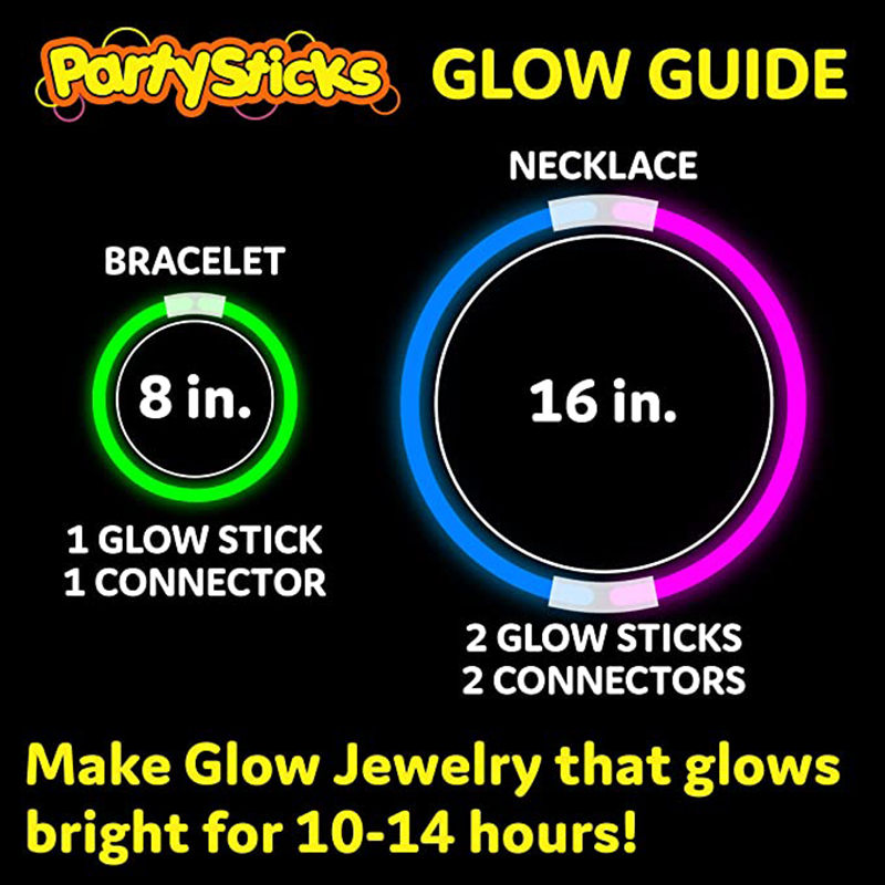 Party-Sticks-Glow-Sticks-Party-Supplies-100pcs-Glow-in-the-Dark-Light-Up-Stick-Glow-Party