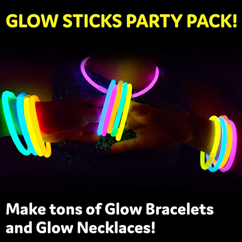 Party-Sticks-Glow-Sticks-Party-Supplies-100pcs-Glow-in-the-Dark-Light-Up-Stick-Glow-Party