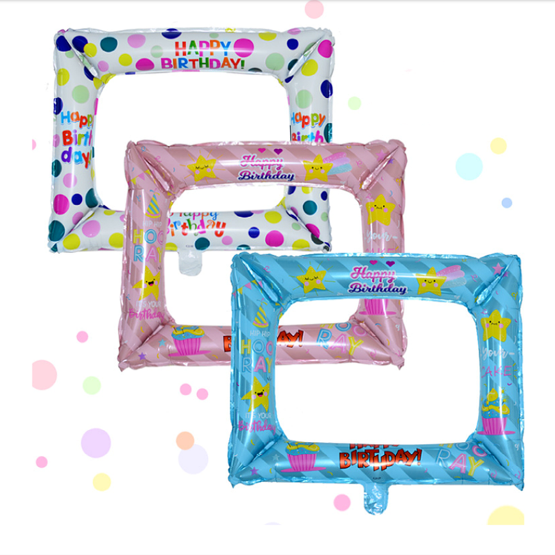 50x-59CM-Photo-Booth-Foil-Balloons-Happy-Birthday-Photo-Frame-Globos-Birthday-Party-Decor-Supplies-Baby