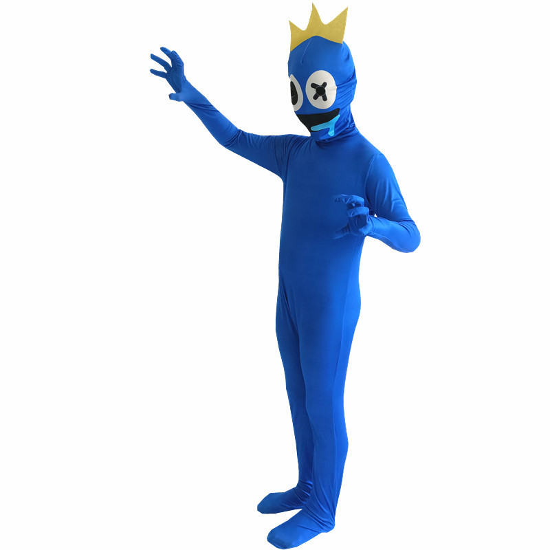 Rainbow-Friends-Costume-Kids-Boys-Blue-Monster-Wiki-Cosplay-Horror-Game-Halloween-Jumpsuit-Canival-Birthday-Party