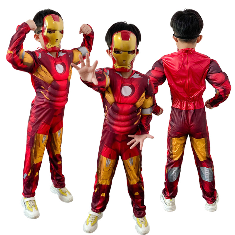 Kids-Iron-Man-Muscle-Costume-Superhero-Iron-Man-Cosplay-Costume-Jumpsuit-Mask-Gloves-Halloween-Birthday-Bodysuit