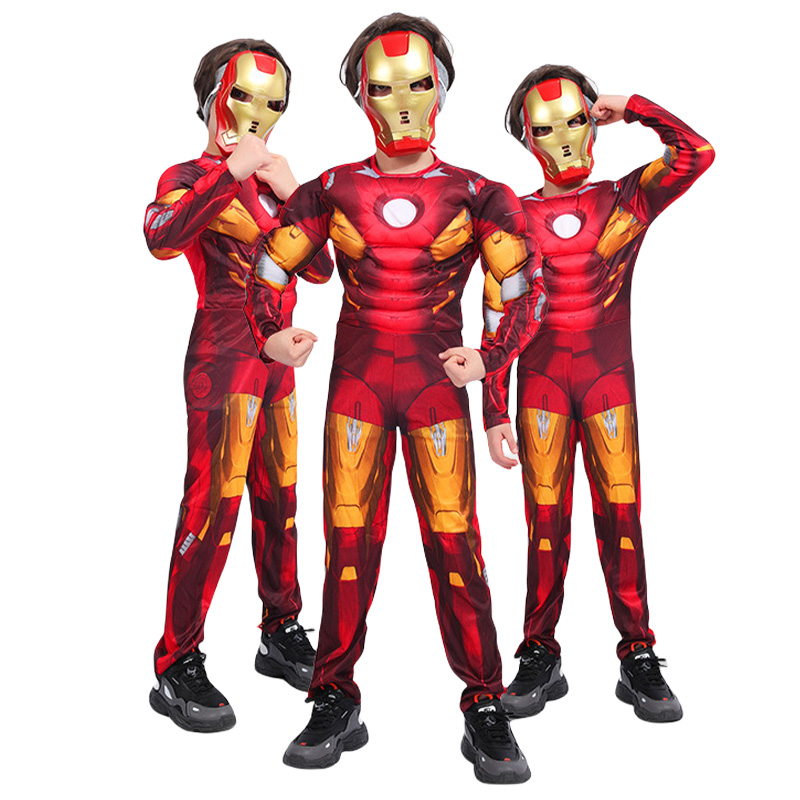 Kids-Iron-Man-Muscle-Costume-Superhero-Iron-Man-Cosplay-Costume-Jumpsuit-Mask-Gloves-Halloween-Birthday-Bodysuit