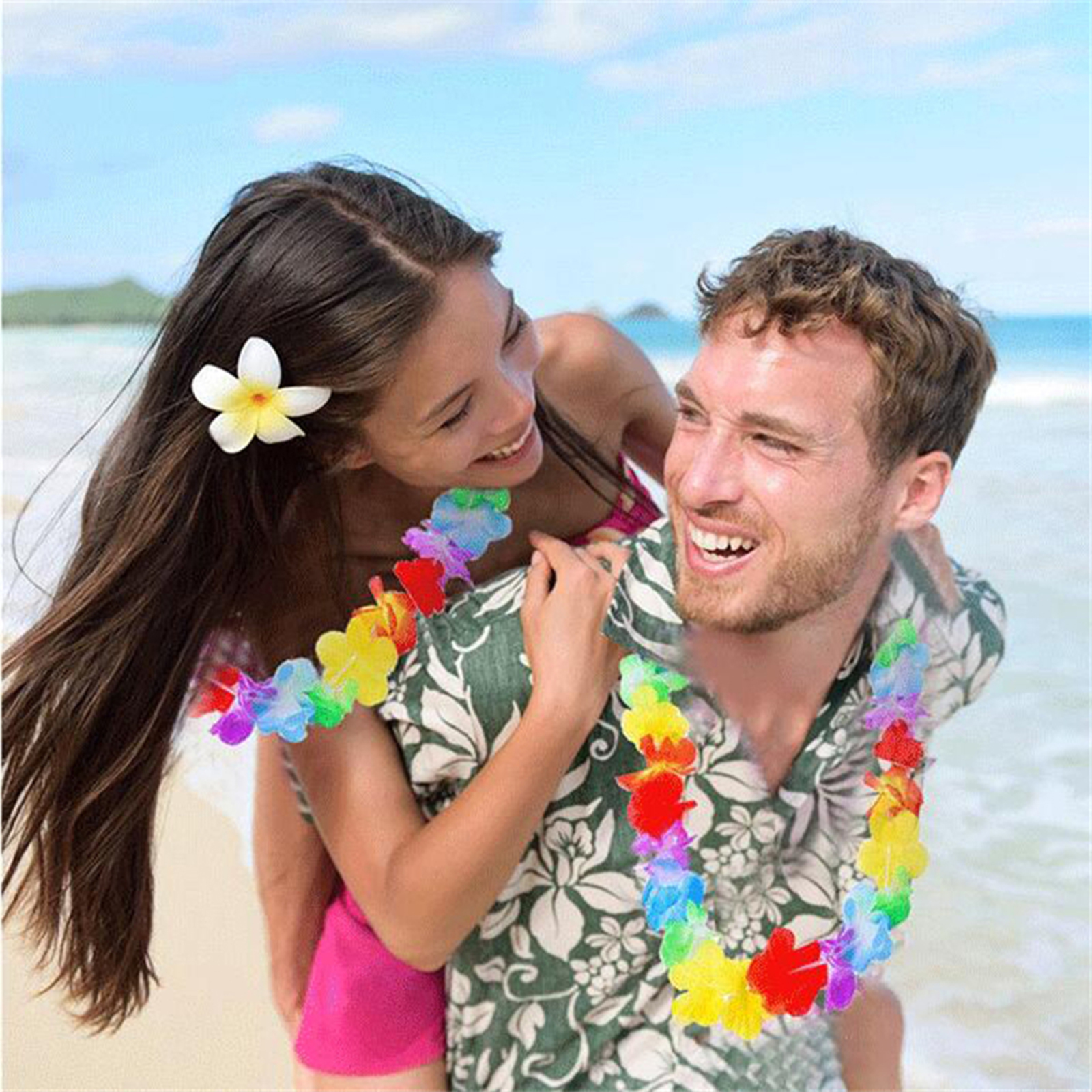 10pcs-Hawaii-Christmas-Wreath-Door-Decoration-Hawaiian-Party-Artificial-Flower-Garland-Necklace-Luau-Torpil