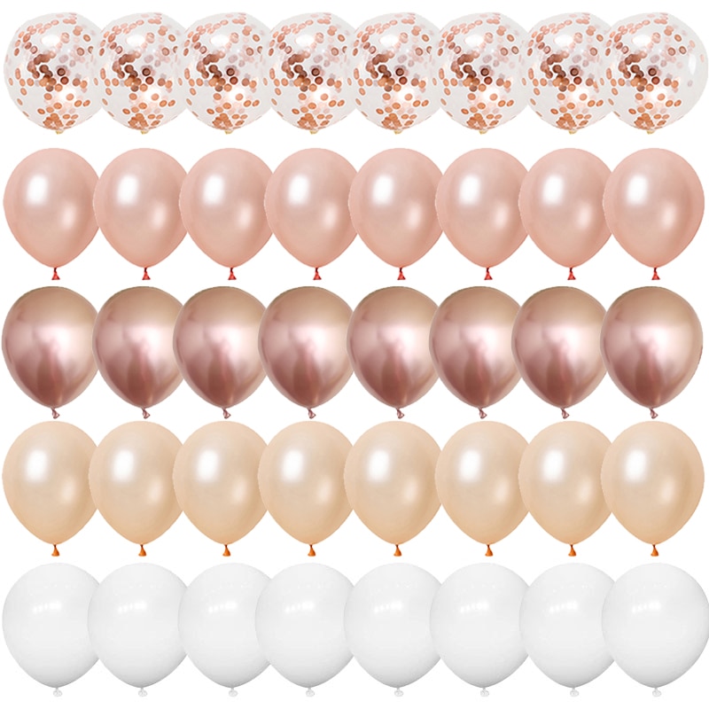 40pcs-12inch-Rose-Gold-Confetti-Latex-Balloons-Happy-Birthday-Party-Decorations-Kids-Adult-Boy-Girl-Baby