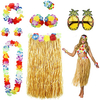 8-Pack-Hula-Skirt-Costume-Accessory-Kit-for-Hawaii-Luau-Party-Dancing-Hawaii-Theme-Party-Decoration