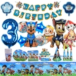 PAW-Patrol-Birthday-Party-Decorations-Latex-Aluminum-Foil-Balloons-Disposable-Tableware-Kids-Event-Supplies-Chase-Marshall