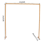Wedding-Arch-Stand-with-Bases-Easy-Assembly-6-6x6-6-Feet-Square-Garden-Arch-Metal-Abor