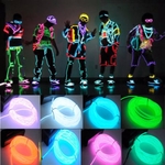 Glow-EL-Wire-Cable-LED-Neon-Christmas-Dance-Party-DIY-Costumes-Clothing-Luminous-Car-Light-Decoration
