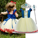 Toddler-Baby-1st-Birthday-Party-Dress-Carnival-Cosplay-Kids-Princess-Costume-Fancy-Little-Girls-Snow-White