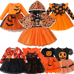 Halloween-Infant-Girls-Cosplay-Pumpkin-Costume-Kids-Tutu-Dress-Baby-Girl-Long-Sleeve-Mesh-Party-Dresses
