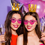 12-48Pcs-Heart-Shape-Sunglasses-for-Women-Rimless-Female-Tinted-Party-Sunglasses-Birthday-Wedding-Bachelorette-Party
