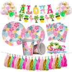 Hawaii-Summer-Happy-Birthday-Party-Decor-Hawaiian-Safari-Jungle-Tropical-Theme-Decor-Flamingo-Party-Decor-Wedding
